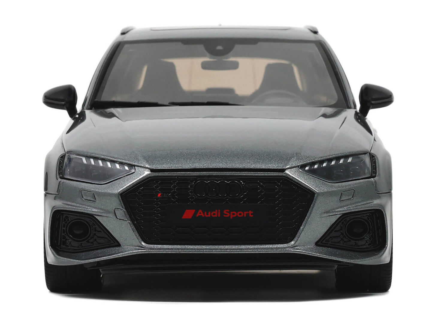 Audi RS 4 Competition Gray Metallic 1/18 Model Car by GT Spirit-DiecastModeler.com