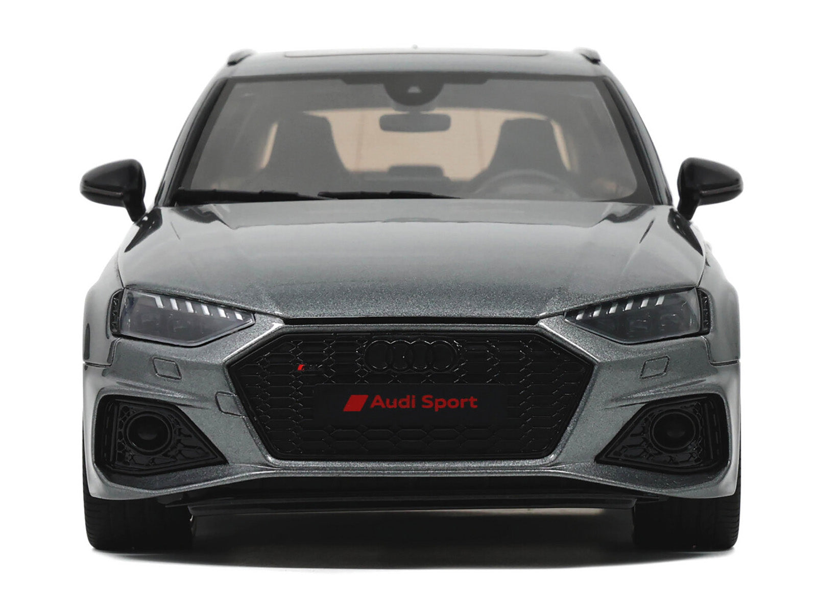 Audi RS 4 Competition Gray Metallic 1/18 Model Car by GT Spirit-DiecastModeler.com