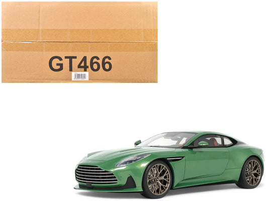 2023 Aston Martin DB12 Green Metallic 1/18 Model Car by GT Spirit