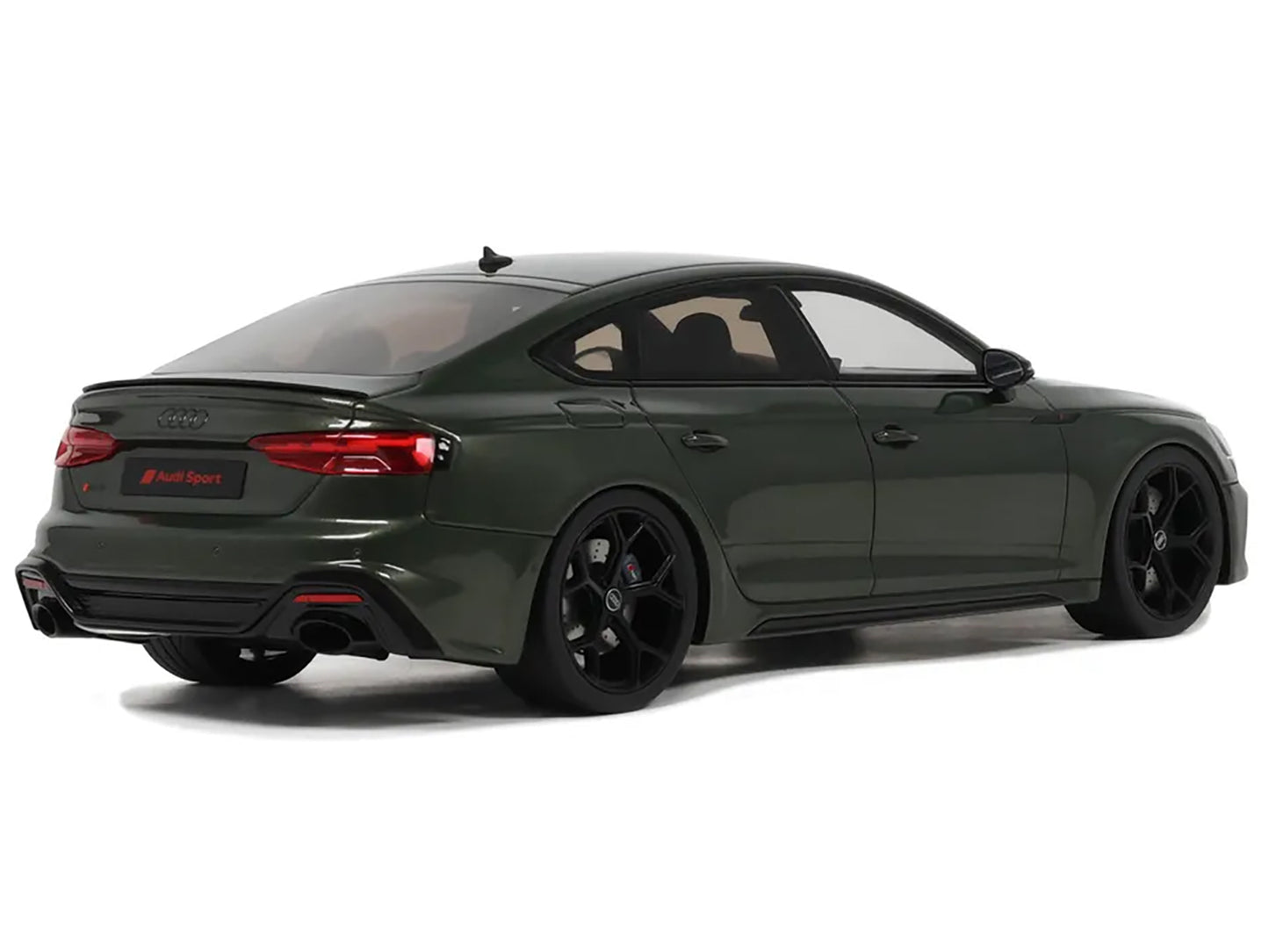 2023 Audi RS 5 Competition Dark Green Metallic 1/18 Model Car by GT Spirit