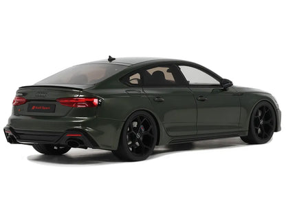 2023 Audi RS 5 Competition Dark Green Metallic 1/18 Model Car by GT Spirit