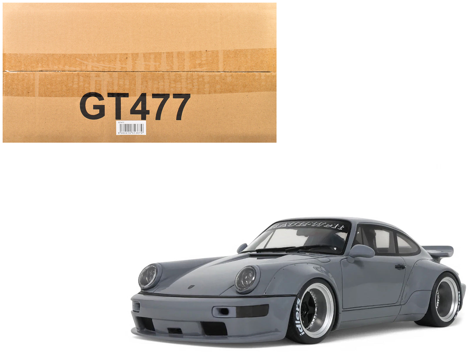 2015 Porsche RWB Jonsibal Gray 1/18 Model Car by GT Spirit-DiecastModeler.com