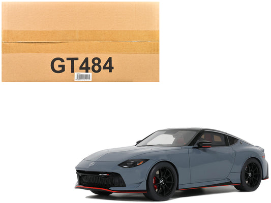 2024 Nissan Z Nismo Gray with Black Top 1/18 Model Car by GT Spirit-DiecastModeler.com