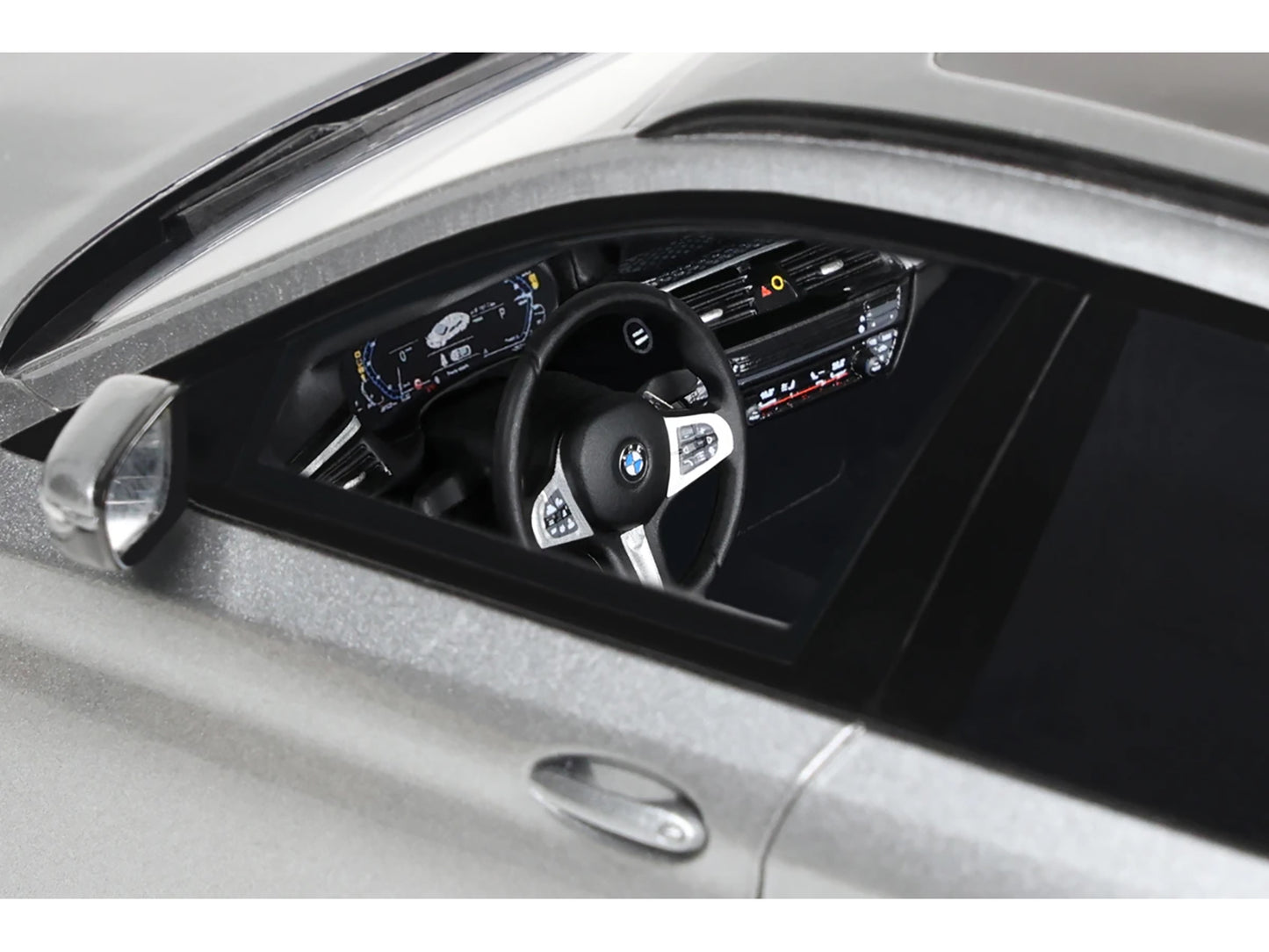 2023 BMW 530E XDrive M Silver Metallic 1/18 Model Car by GT Spirit