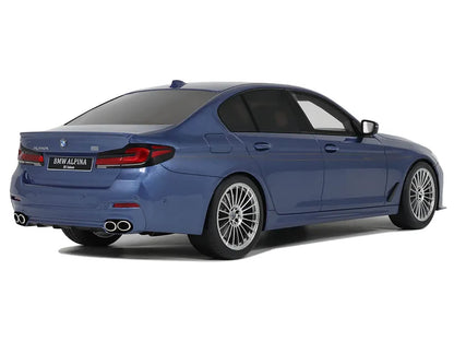 2023 BMW Alpina B5 Saloon Blue Metallic 1/18 Model Car by GT Spirit