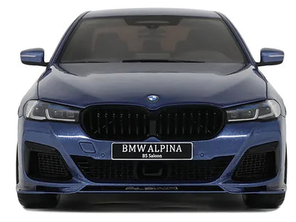 2023 BMW Alpina B5 Saloon Blue Metallic 1/18 Model Car by GT Spirit