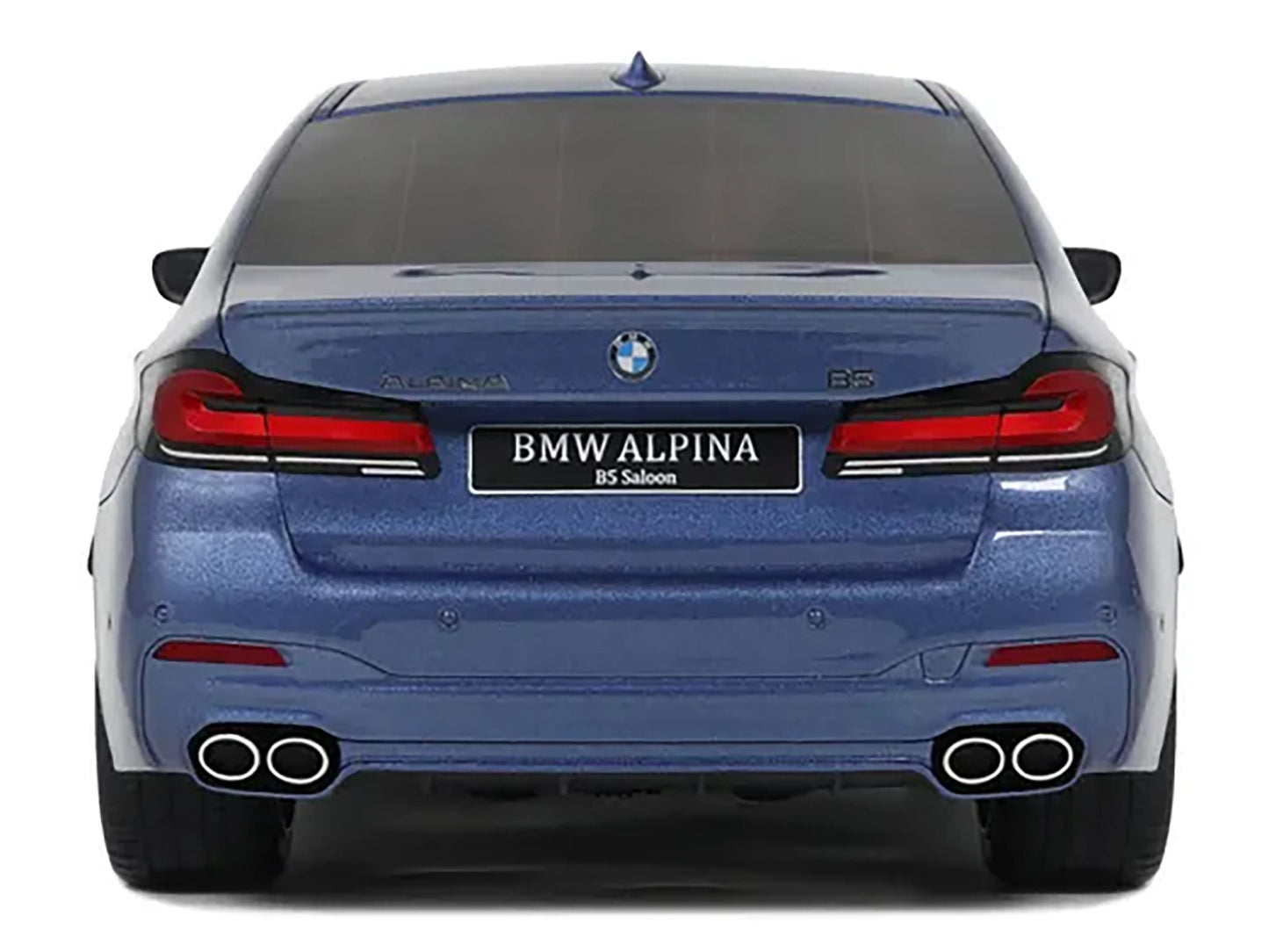 2023 BMW Alpina B5 Saloon Blue Metallic 1/18 Model Car by GT Spirit