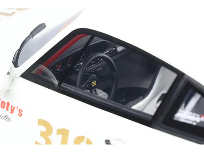 2024 Porsche RWB 964 "Natty Dread Junior" White with Graphics 1/18 Model Car by GT Spirit