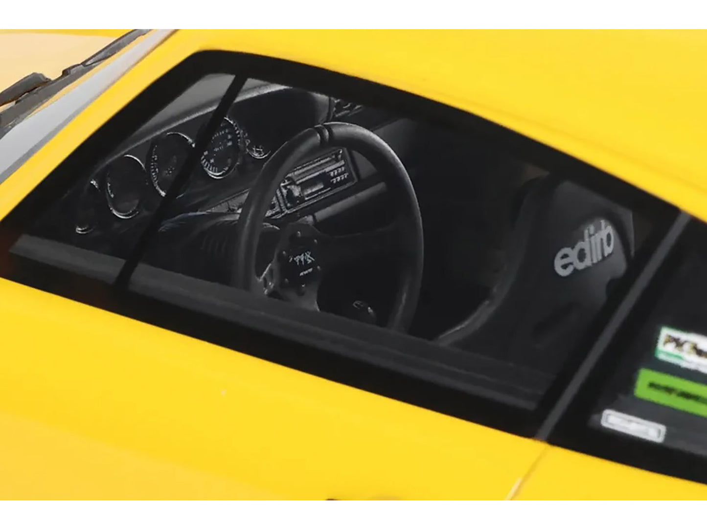 2024 Porsche 911 (964) RWB "Qeema" Yellow 1/18 Model Car by GT Spirit