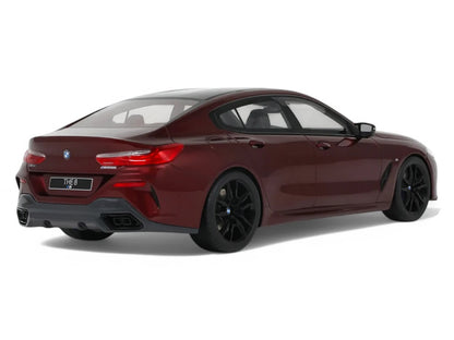 2023 BMW M850I xDrive M Performance Aventurine Red with Carbon Top 1/18 Model Car by GT Spirit