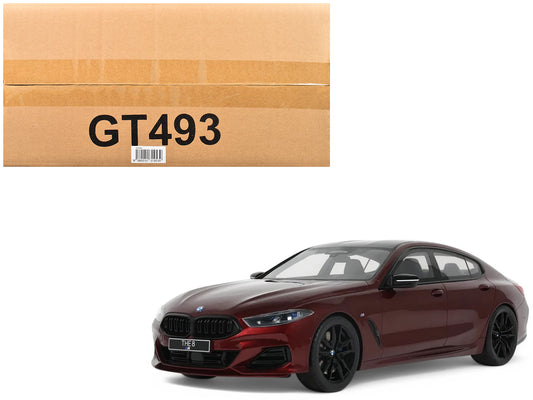 2023 BMW M850I xDrive M Performance Aventurine Red with Carbon Top 1/18 Model Car by GT Spirit