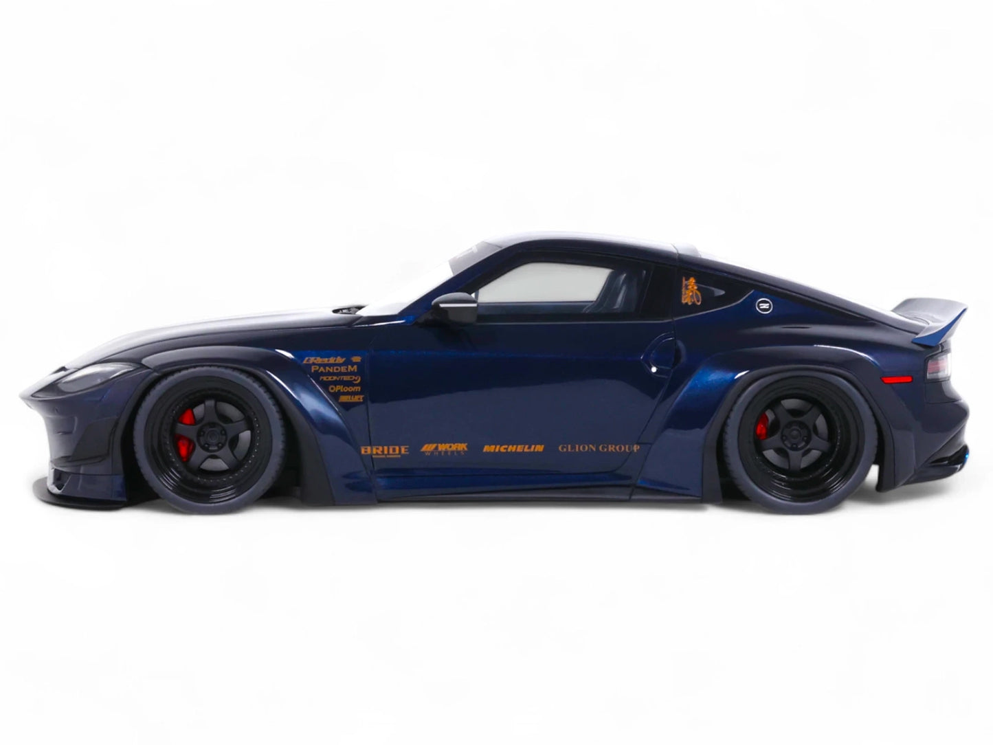 2023 Nissan 400Z by Pandem RHD (Right Hand Drive) Midnight Blue 1/18 Model Car by GT Spirit