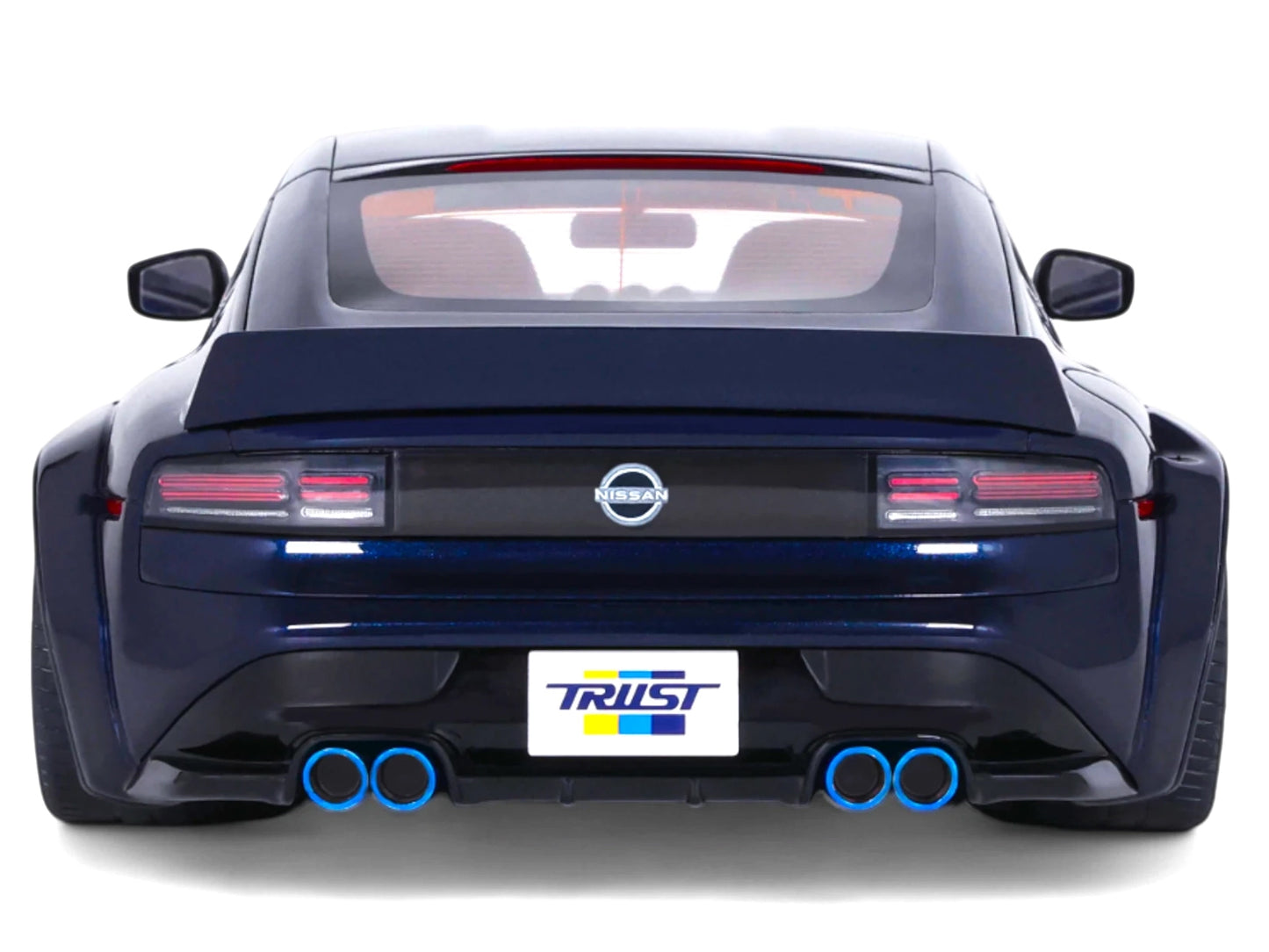 2023 Nissan 400Z by Pandem RHD (Right Hand Drive) Midnight Blue 1/18 Model Car by GT Spirit