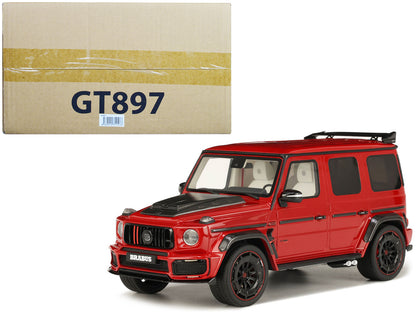2022 Brabus 900 Rocket Edition Red with Carbon Hood 1/18 Model Car by GT Spirit-DiecastModeler.com