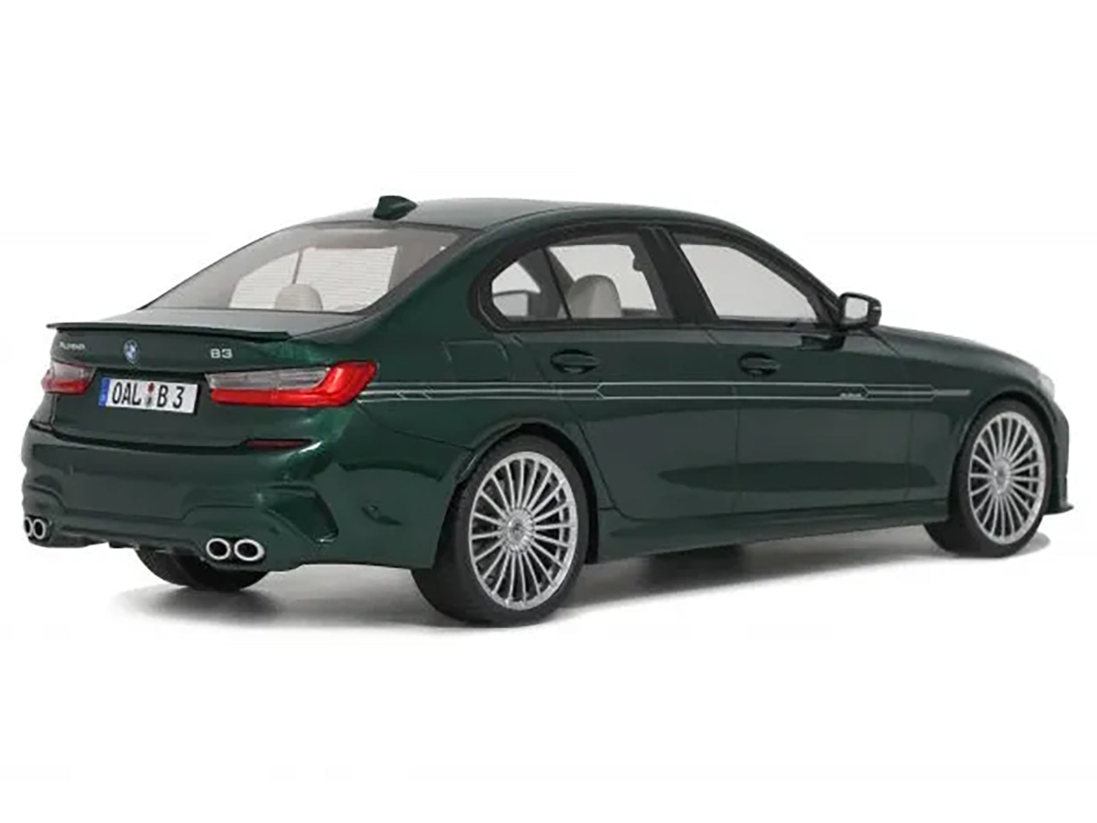 BMW Alpina B3 Green Metallic 1/18 Model Car by GT Spirit-DiecastModeler.com