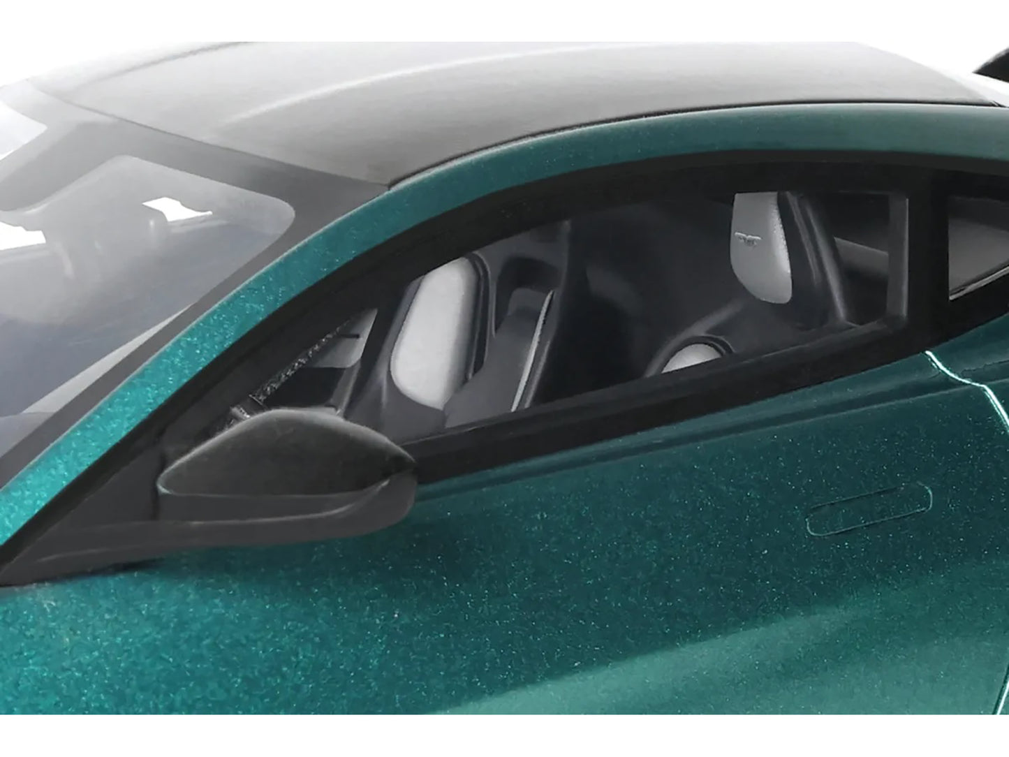 2023 Aston Martin Vantage V12 British Racing Green with Black Hood and Top 1/18 Model Car by GT Spirit