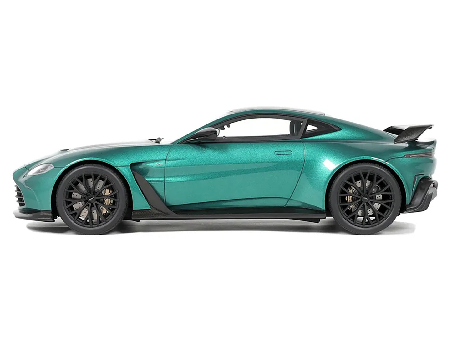 2023 Aston Martin Vantage V12 British Racing Green with Black Hood and Top 1/18 Model Car by GT Spirit