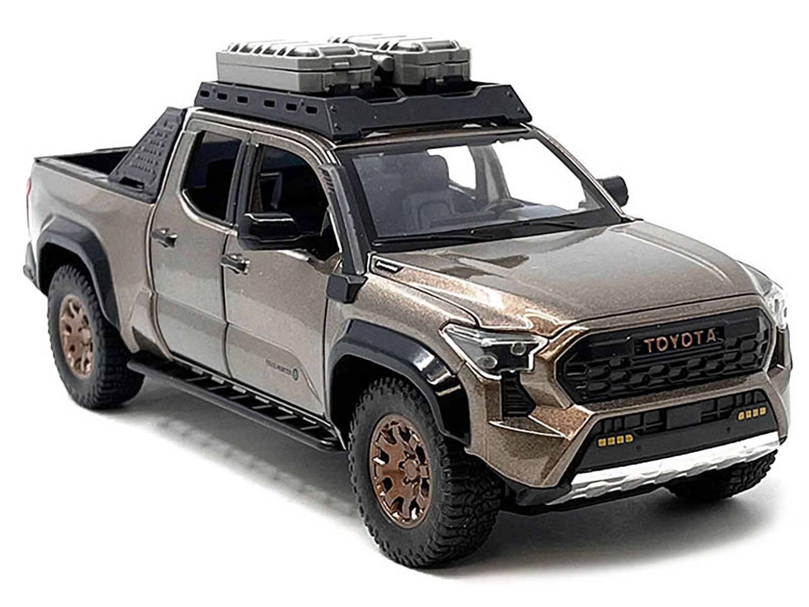 2024 Toyota Tacoma Trailhunter Edition Pickup Truck Bronze Metallic 1/24 Diecast Model Car-DiecastModeler.com