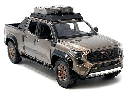2024 Toyota Tacoma Trailhunter Edition Pickup Truck Bronze Metallic 1/24 Diecast Model Car-DiecastModeler.com