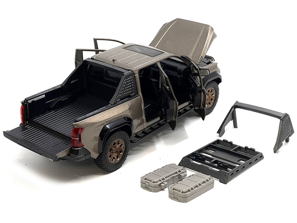2024 Toyota Tacoma Trailhunter Edition Pickup Truck Bronze Metallic 1/24 Diecast Model Car-DiecastModeler.com