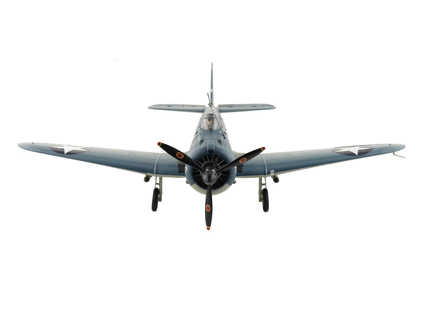 Douglas SBD-3 Dauntless Aircraft "Dusty Kleiss S-7 Scouting Six USS Enterprise" (1942) United States Navy "Premium Collection" 1/32 Diecast Model by Hobby Master-DiecastModeler.com
