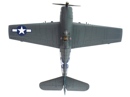 Grumman F6F-3 Hellcat Fighter Aircraft "Ens. Gordon Arthur Stanley VF-27 USS Princeton" (1944) United States Navy "Air Power Series" 1/72 Diecast Model by Hobby Master-DiecastModeler.com