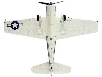 Grumman F6F-3 Hellcat Fighter Aircraft "Ens. Gordon Arthur Stanley VF-27 USS Princeton" (1944) United States Navy "Air Power Series" 1/72 Diecast Model by Hobby Master-DiecastModeler.com