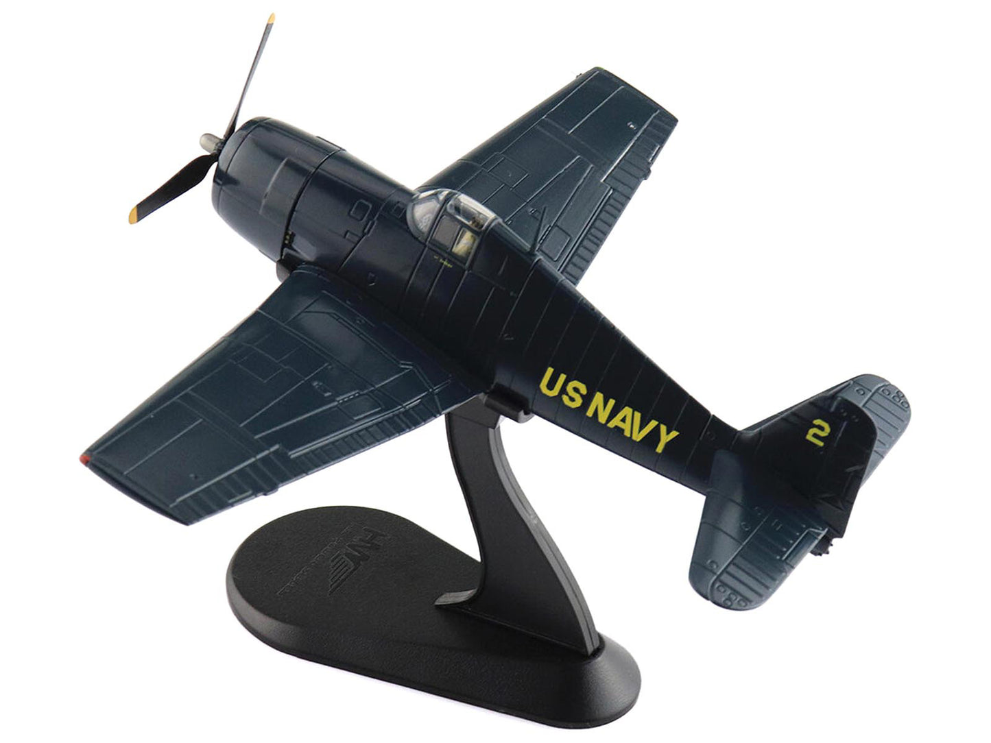 Grumman F6F-5 Hellcat Fighter Aircraft "Blue Angels #2" (1946) United States Navy "Air Power Series" 1/72 Diecast Model by Hobby Master-DiecastModeler.com