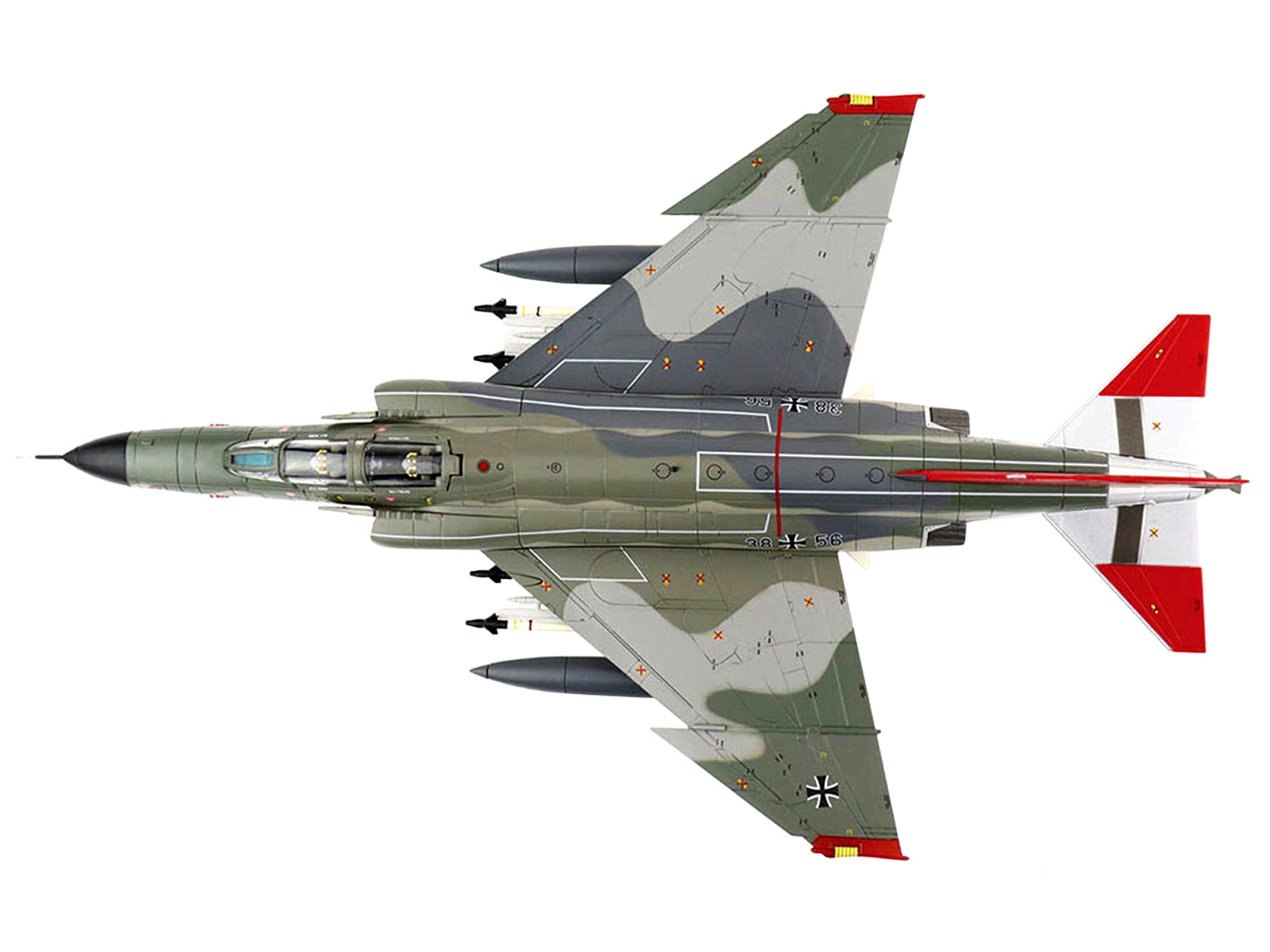 McDonnell Douglas F-4F Phantom II "Norm 81" Fighter Aircraft "JG 71 "Richthofen" GAFTIC 86 CFB Goose Bay Canada" (May 1986) "Air Power Series" 1/72 Diecast Model by Hobby Master-DiecastModeler.com