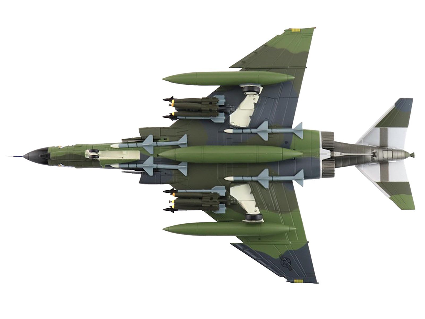 McDonnell Douglas F-4E Phantom II Fighter-Bomber Aircraft "108th Tactical Fighter Wing New Jersey" (1988) United States Air Force "Air Power Series" 1/72 Diecast Model by Hobby Master-DiecastModeler.com