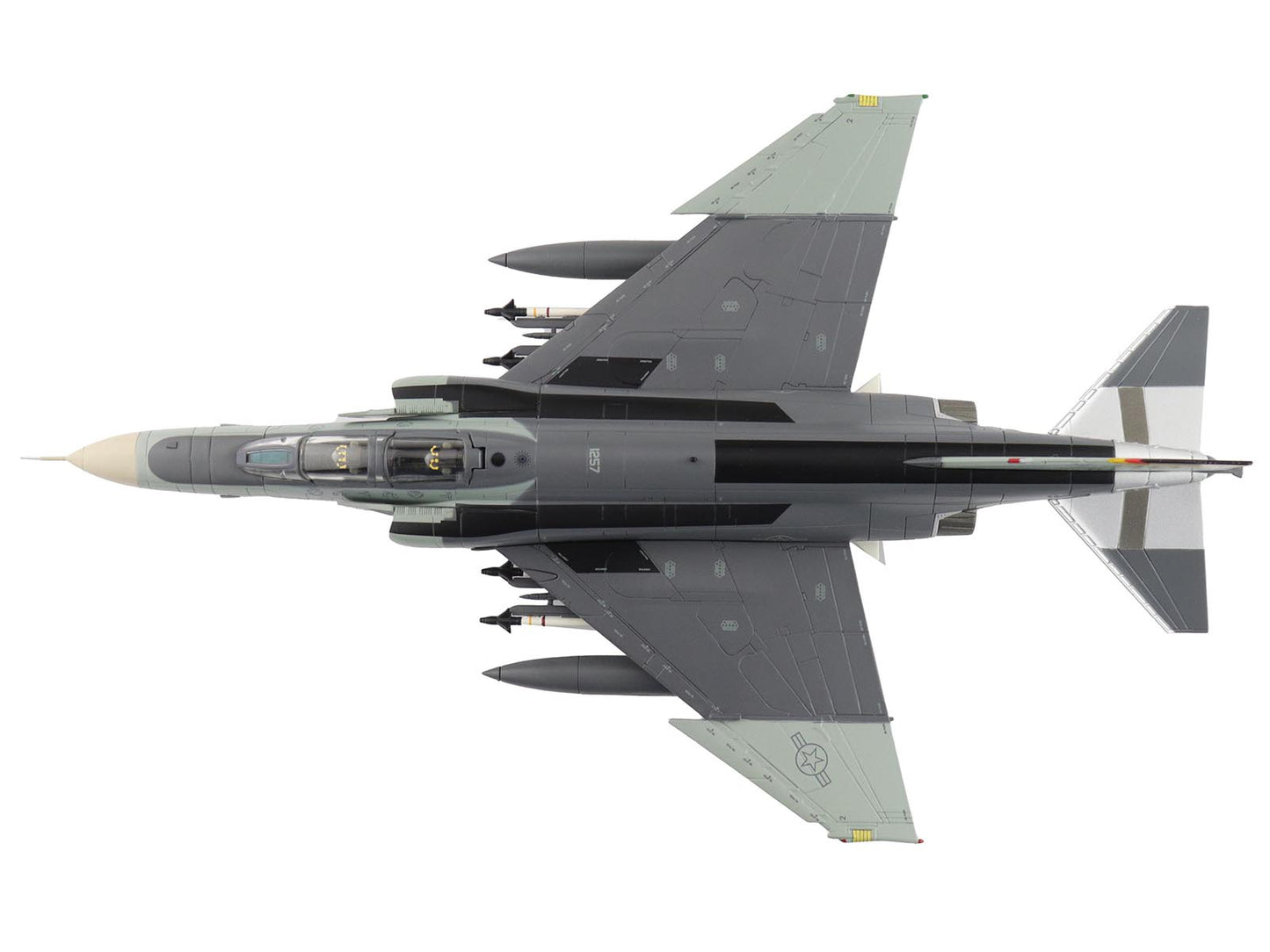 McDonnell Douglas F-4F Phantom II Fighter-Bomber Aircraft "AF72-257 20th Fighter Squadron 49th Fighter Wing Holloman AFB" (2002) United States Air Force "Air Power Series" 1/72 Diecast Model by Hobby Master