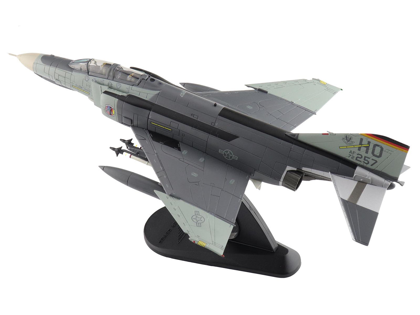 McDonnell Douglas F-4F Phantom II Fighter-Bomber Aircraft "AF72-257 20th Fighter Squadron 49th Fighter Wing Holloman AFB" (2002) United States Air Force "Air Power Series" 1/72 Diecast Model by Hobby Master