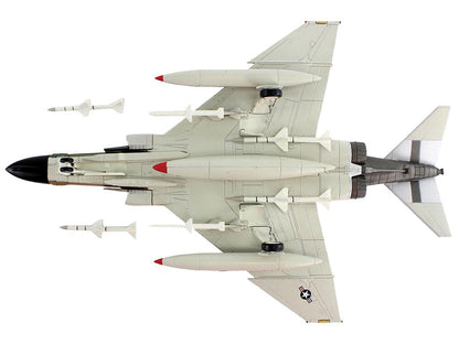 McDonnell Douglas EF-4C Wild Weasel Fighter-Bomber Aircraft "64-0840 67th TFS Korat RTAFB Super Cocks Swiss Samilar" (1971) United States Air Force "Air Power Series" 1/72 Diecast Model by Hobby Master
