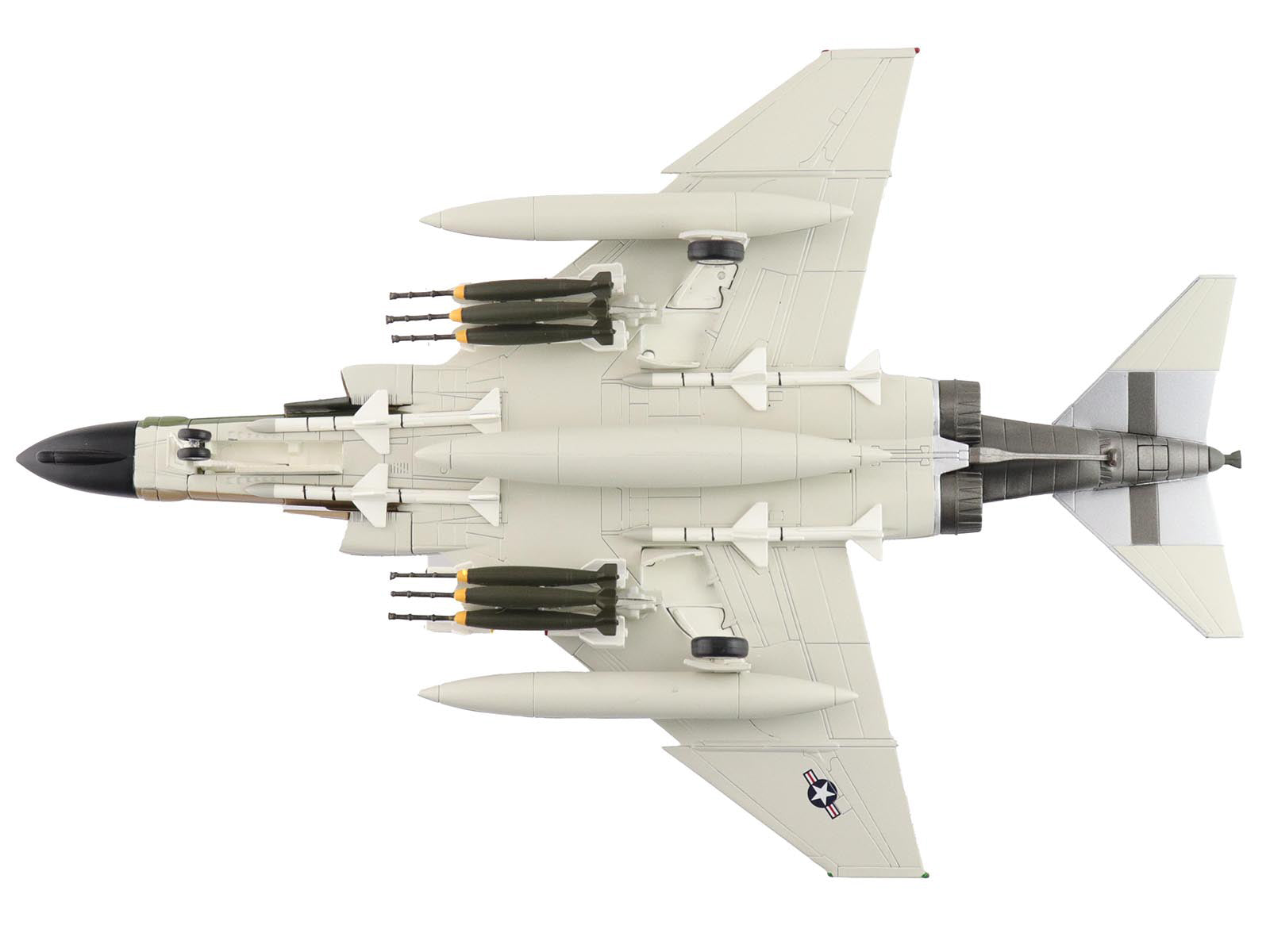 McDonnell Douglas F-4C Phantom II Fighter-Bomber Aircraft "63-7499 Daniel "Chappie" James Jr. 433rd TFS 8th TFW" (1967) United States Air Force "Air Power Series" 1/72 Diecast Model by Hobby Master-DiecastModeler.com