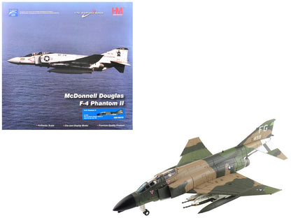 McDonnell Douglas F-4C Phantom II Fighter-Bomber Aircraft "63-7499 Daniel "Chappie" James Jr. 433rd TFS 8th TFW" (1967) United States Air Force "Air Power Series" 1/72 Diecast Model by Hobby Master-DiecastModeler.com