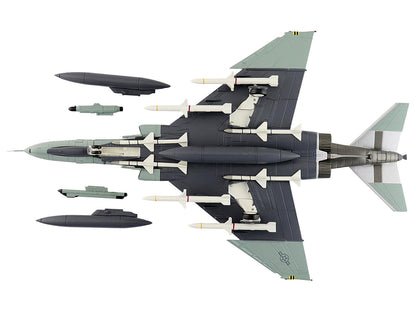 McDonnell Douglas F-4G Phantom II Fighter-Bomber Aircraft "Wild Weasels 69-7253 561st TFS 35th TFW George AFB" (1991) United States Air Force "Air Power Series" 1/72 Diecast Model by Hobby Master