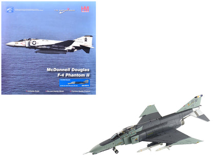 McDonnell Douglas F-4G Phantom II Fighter-Bomber Aircraft "Wild Weasels 69-7253 561st TFS 35th TFW George AFB" (1991) United States Air Force "Air Power Series" 1/72 Diecast Model by Hobby Master