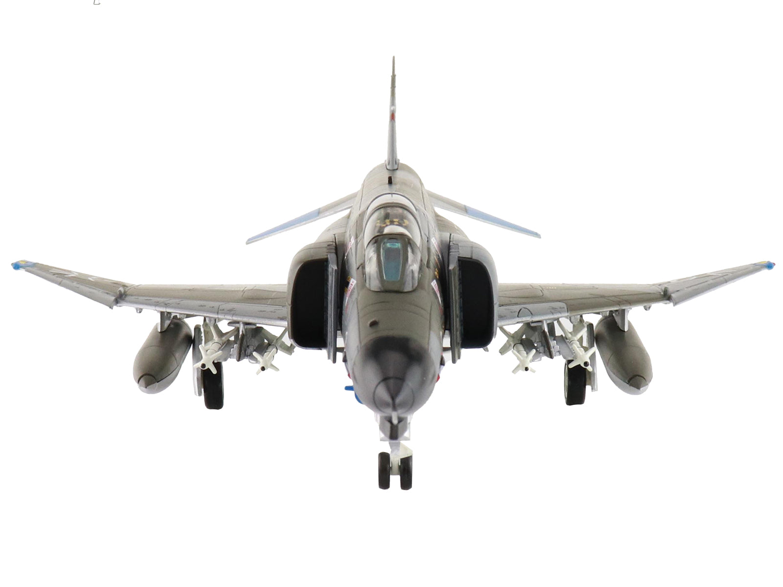 McDonnell Douglas F-4F Phantom II Fighter-Bomber Aircraft "Jagdgeschwader 74 (JG 74) Molders" (1982) German Luftwaffe "Air Power Series" 1/72 Diecast Model by Hobby Master-DiecastModeler.com