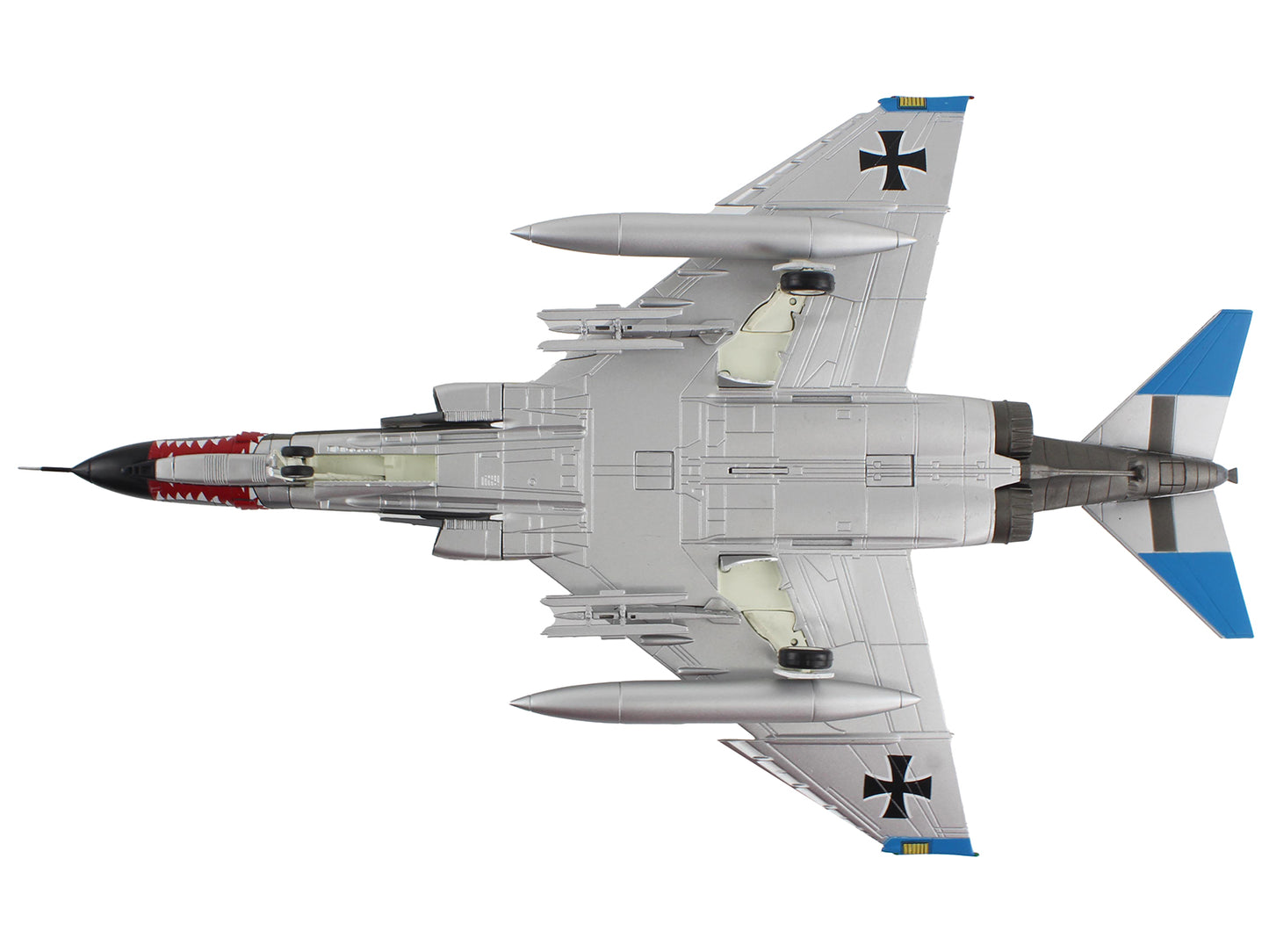 McDonnell Douglas F-4F Phantom II Fighter-Bomber Aircraft "Jagdgeschwader 74 (JG 74) Molders" (1982) German Luftwaffe "Air Power Series" 1/72 Diecast Model by Hobby Master-DiecastModeler.com