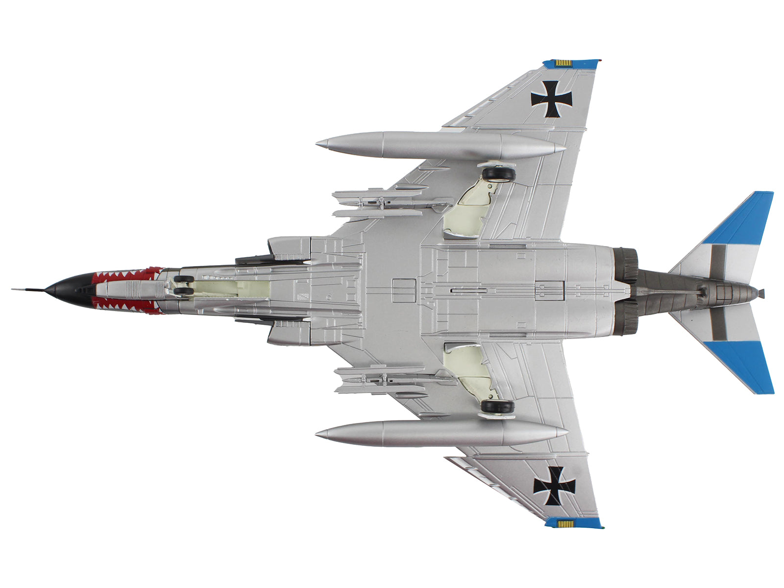 McDonnell Douglas F-4F Phantom II Fighter-Bomber Aircraft "Jagdgeschwader 74 (JG 74) Molders" (1982) German Luftwaffe "Air Power Series" 1/72 Diecast Model by Hobby Master-DiecastModeler.com