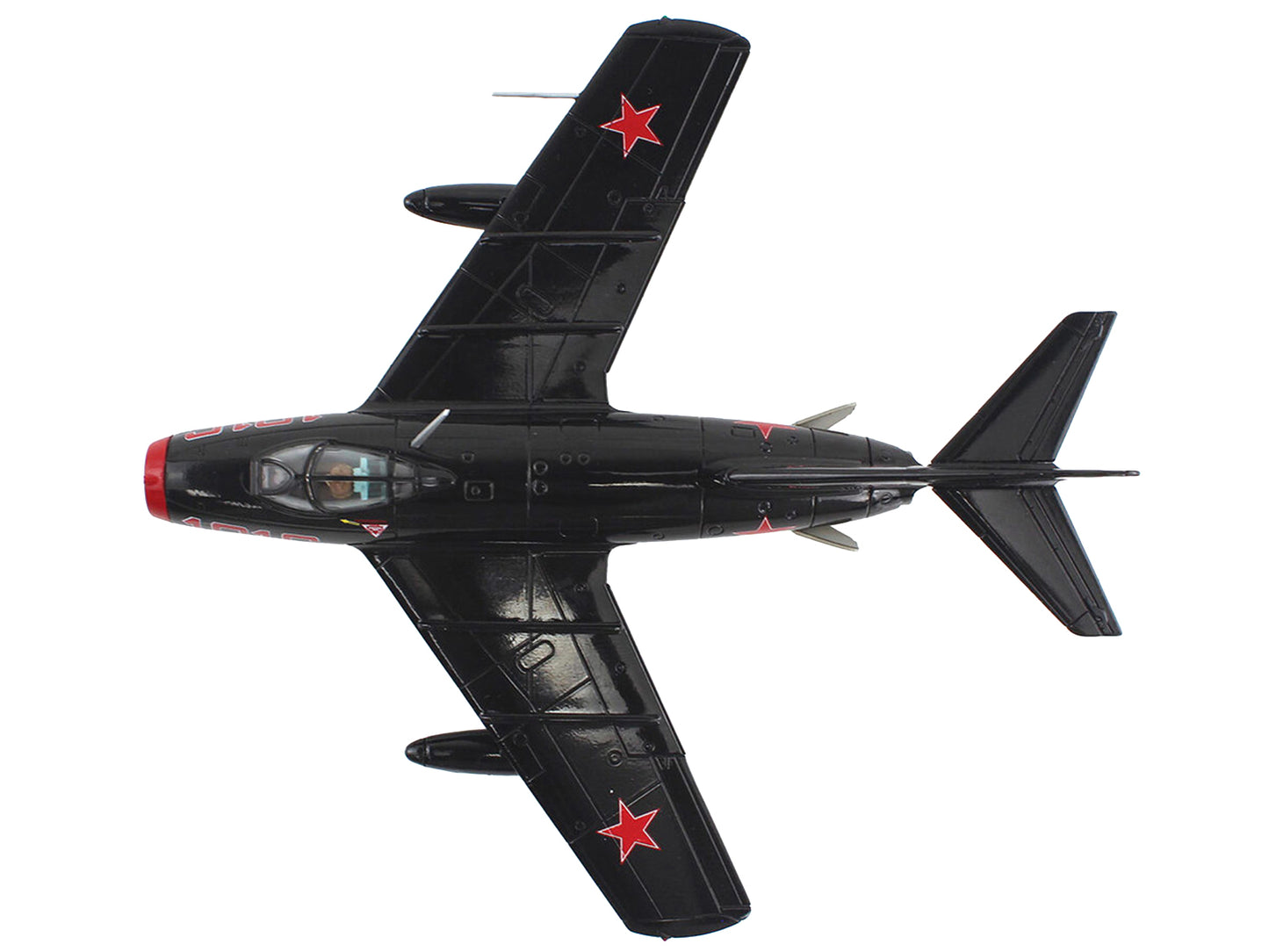 Mikoyan-Gurevich MiG-15Bis Fighter Aircraft "Experimental Combat Air Museum Kansas" "Air Power Series" 1/72 Diecast Model by Hobby Master-DiecastModeler.com