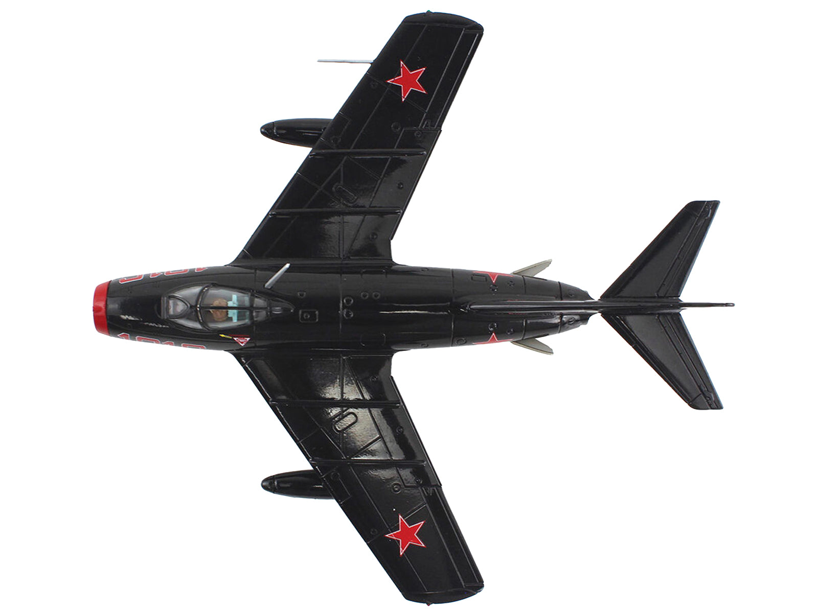 Mikoyan-Gurevich MiG-15Bis Fighter Aircraft "Experimental Combat Air Museum Kansas" "Air Power Series" 1/72 Diecast Model by Hobby Master-DiecastModeler.com