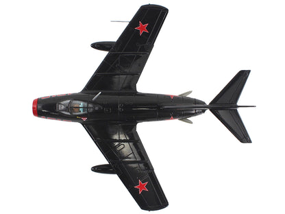 Mikoyan-Gurevich MiG-15Bis Fighter Aircraft "Experimental Combat Air Museum Kansas" "Air Power Series" 1/72 Diecast Model by Hobby Master-DiecastModeler.com