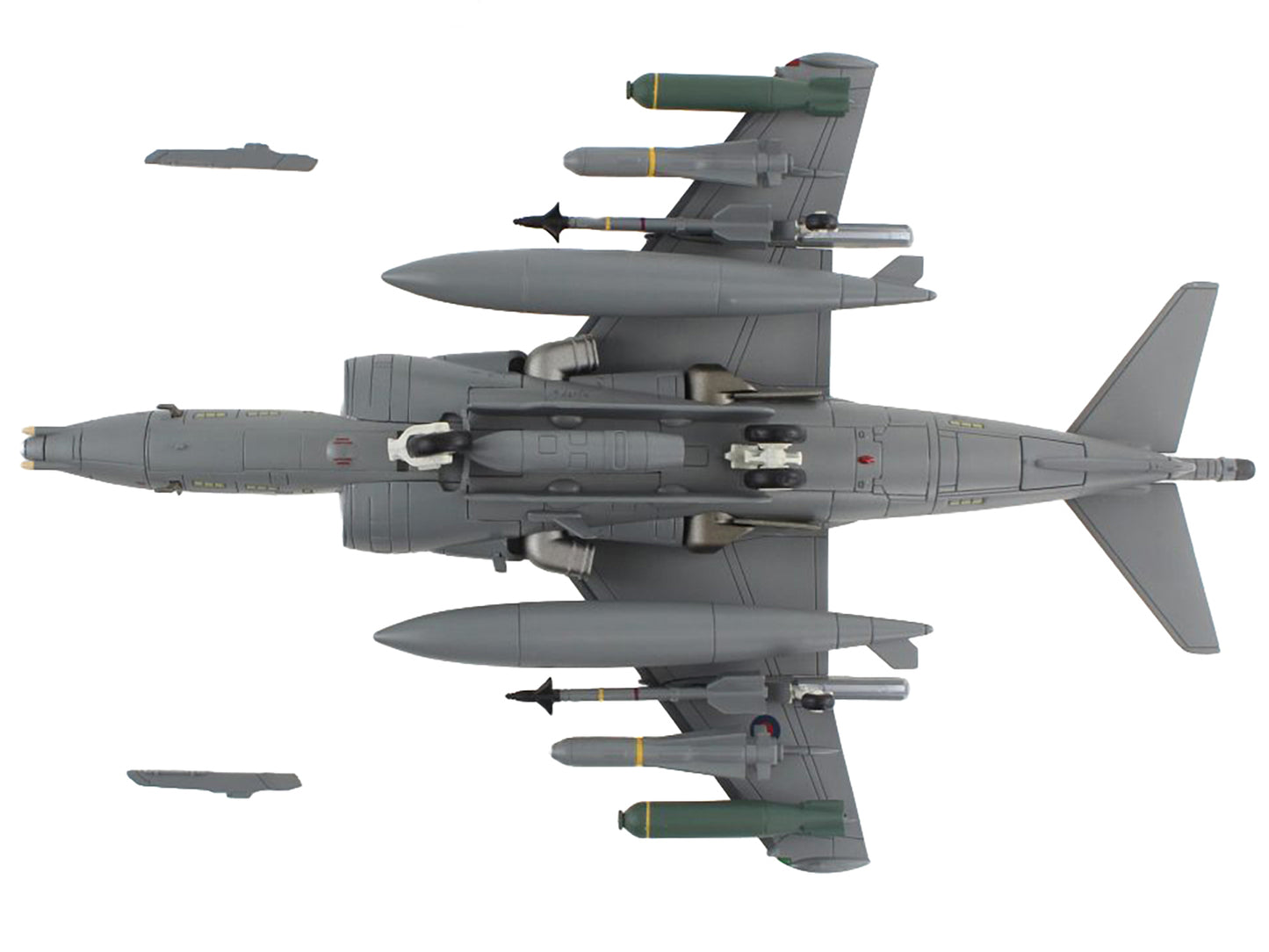 McDonnell Douglas AV-8B/British Harrier II GR.9A Aircraft "41 (R) Squadron RAF Coningsby Air Base" (2006) Royal Air Force "Air Power Series" 1/72 Diecast Model by Hobby Master-DiecastModeler.com