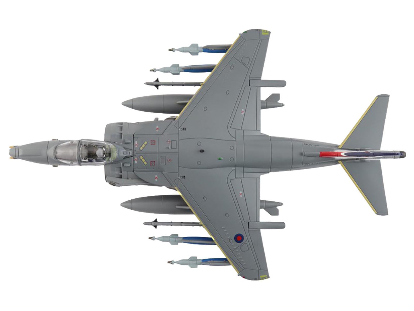 British Aerospace Harrier GR.9 Aircraft "ZD406 Royal Navy Strike Wing RAF Station Cottesmore" (2009) British Royal Air Force/Navy "Air Power Series" 1/72 Diecast Model by Hobby Master