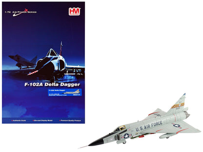 Convair F-102A Delta Dagger Interceptor Aircraft "199th Fighter Interceptor Squadron (FIS) Hawaii Air National Guard" (1960s) United States Air Force "Air Power Series" 1/72 Diecast Model by Hobby Master-DiecastModeler.com