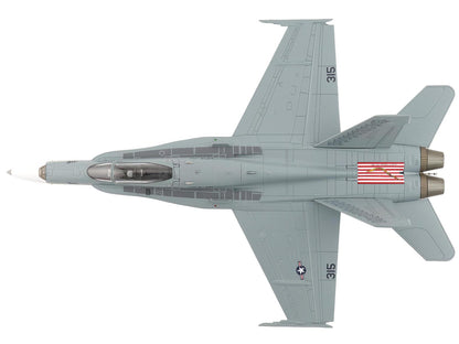 McDonnell Douglas F/A-18C Hornet Aircraft "VFA-15 Retro TAC Demo Jet VFA-106 Gladiators" (2017) United States Navy "Air Power Series" 1/72 Diecast Model by Hobby Master