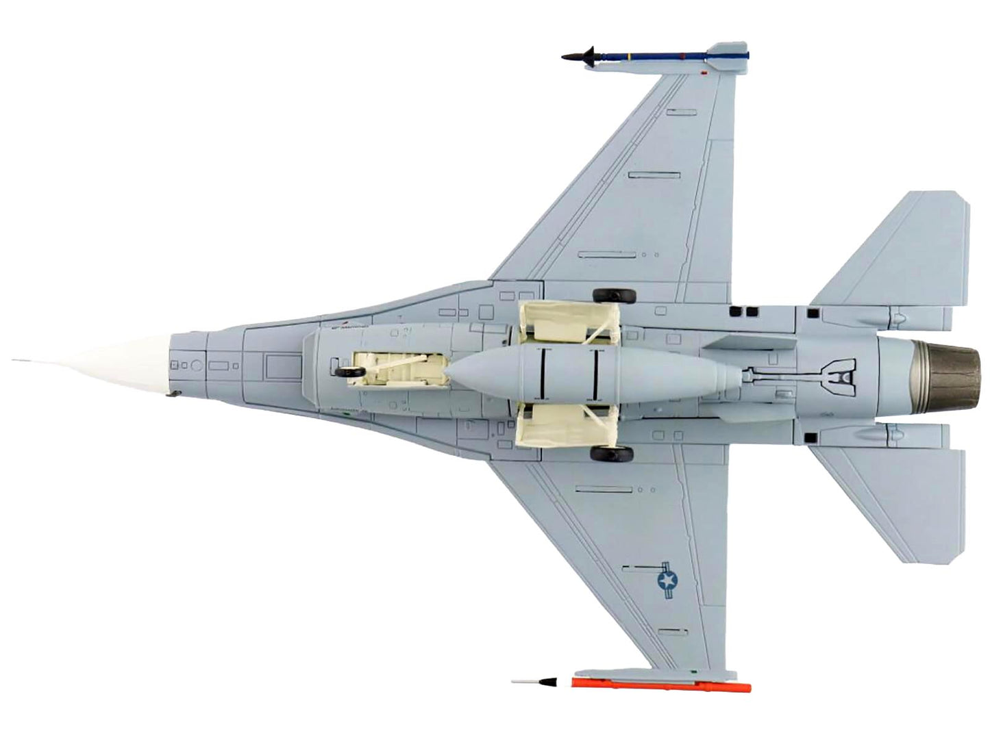 Lockheed F-16B Fighting Falcon Fighter Aircraft "Top Gun 90th Anniversary of Naval Aviation NSAWC" United States Navy "Air Power Series" 1/72 Diecast Model by Hobby Master-DiecastModeler.com