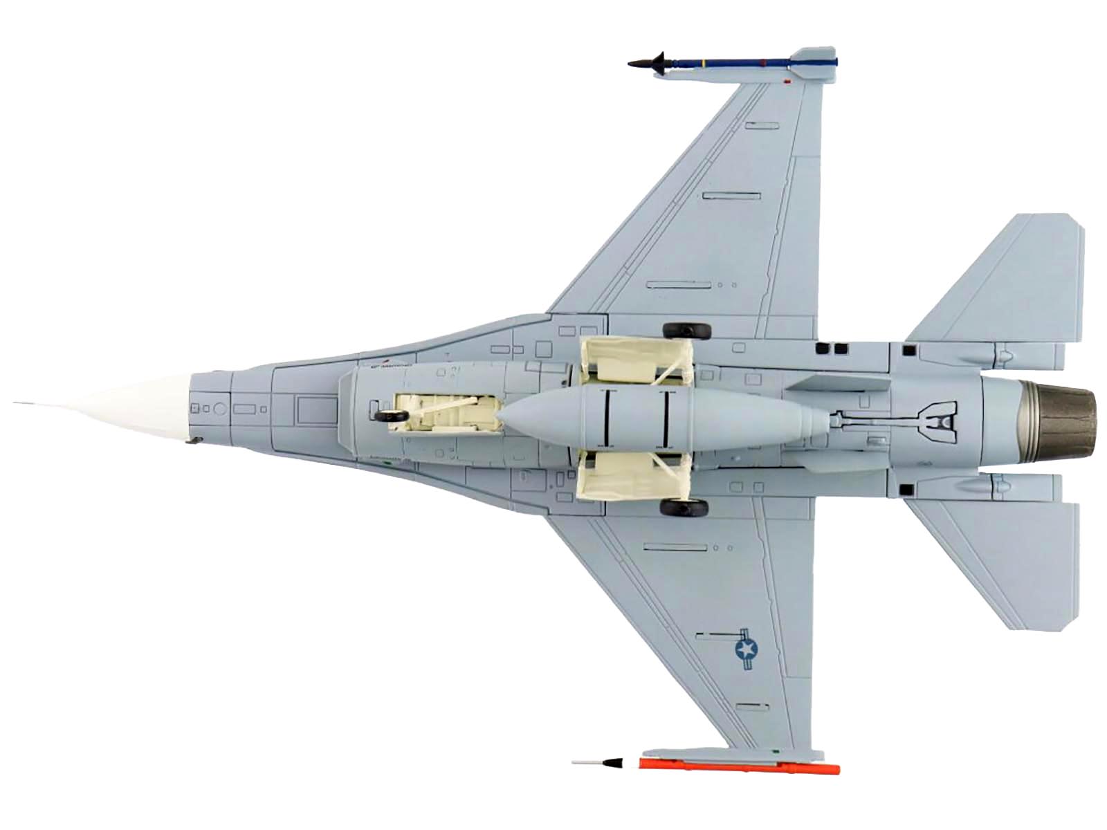 Lockheed F-16B Fighting Falcon Fighter Aircraft "Top Gun 90th Anniversary of Naval Aviation NSAWC" United States Navy "Air Power Series" 1/72 Diecast Model by Hobby Master-DiecastModeler.com