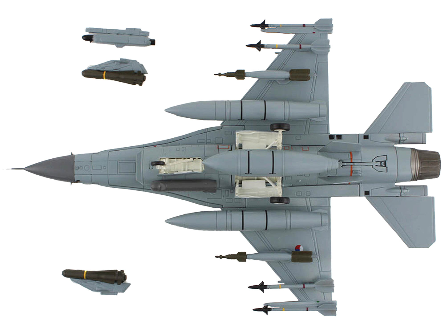 Lockheed F-16AM Fighting Falcon Fighter Aircraft "313 Squadron Afghanistan" (2008) Royal Netherlands Air Force (RNLAF) "Air Power Series" 1/72 Diecast Model by Hobby Master-DiecastModeler.com